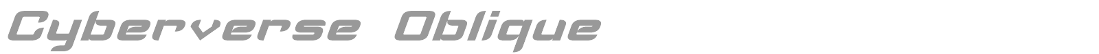 Cyberverse font preview